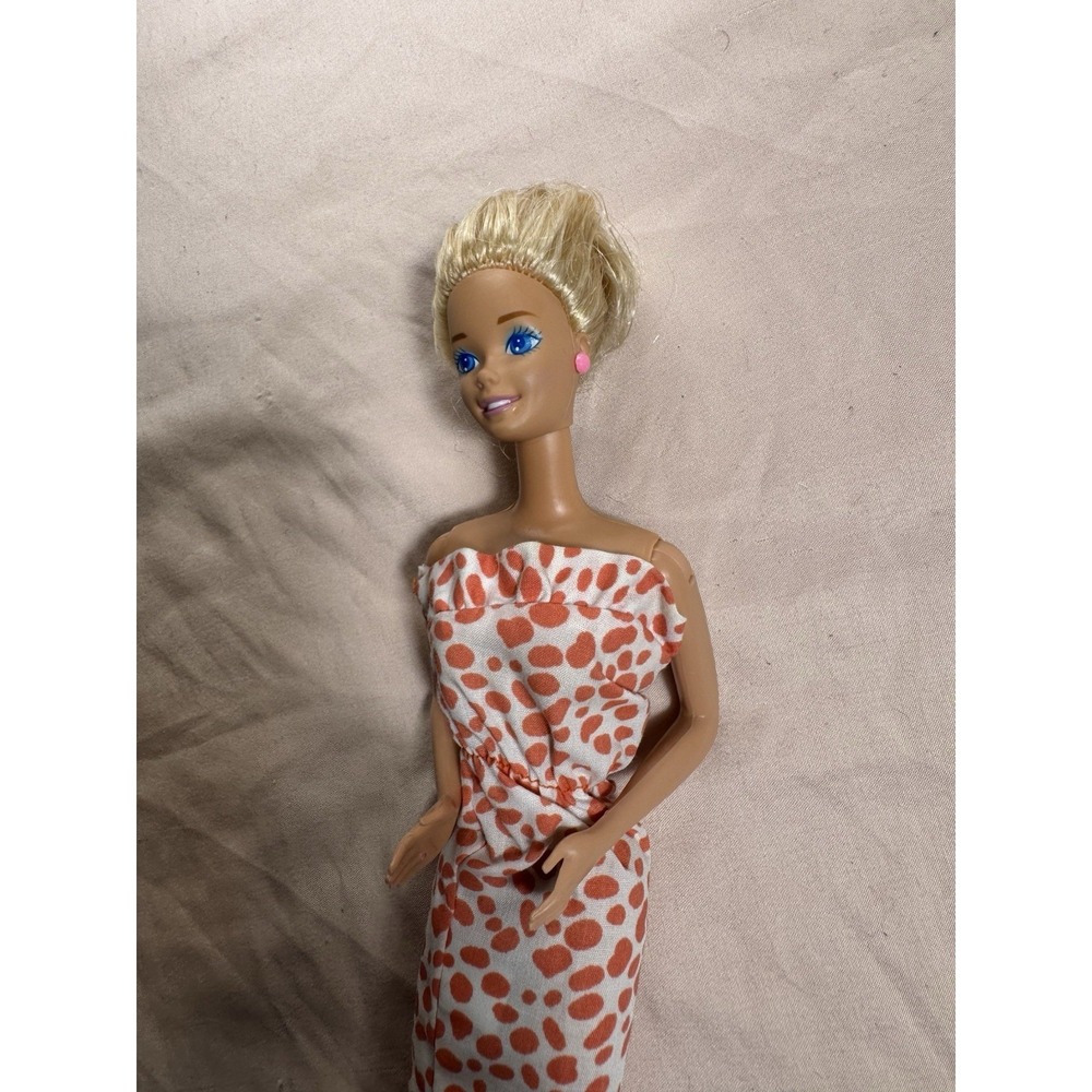 Vintage‎ 1988 Mattel Barbie  Doll Wearing Feeling Pretty Fashions #1524 Dress - Picture 3 of 6
